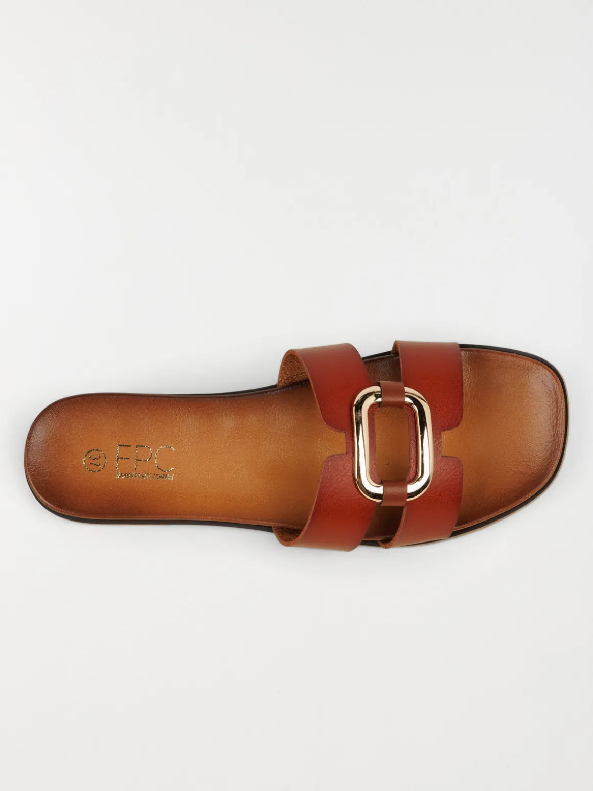 Mule camel anneau doré femme (36-41)