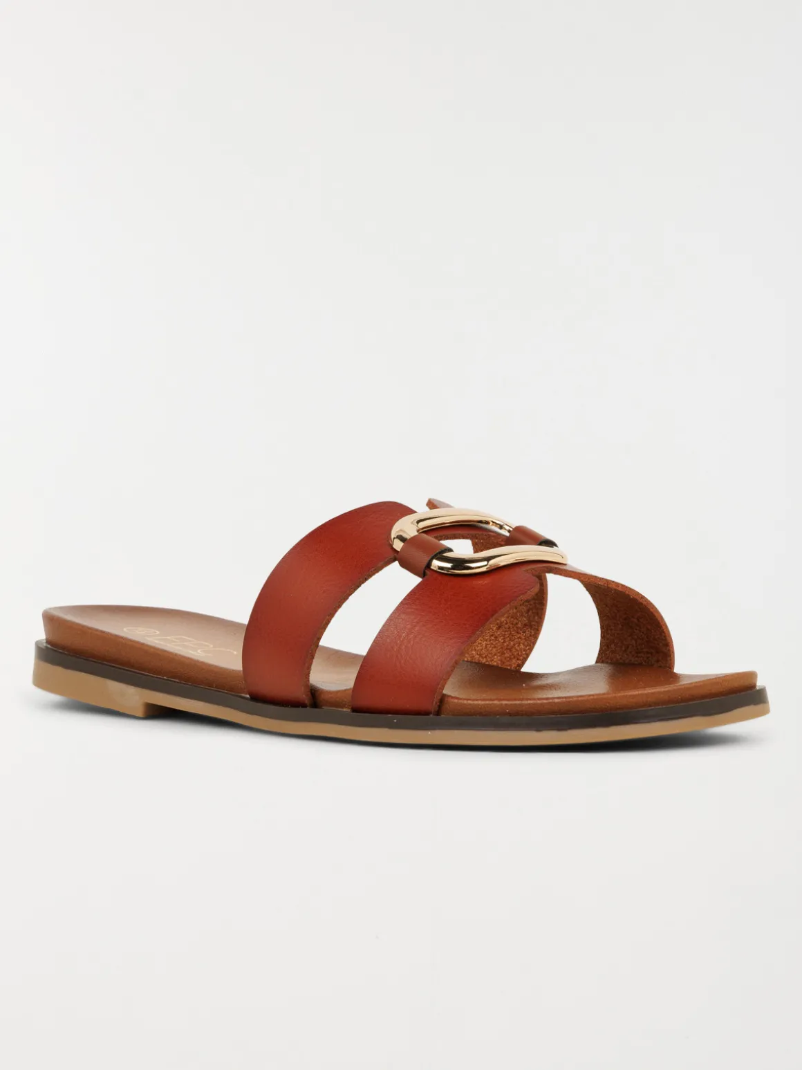 Mule camel anneau doré femme (36-41)