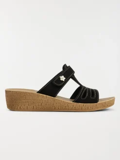Mule confort femme noir (36-41)