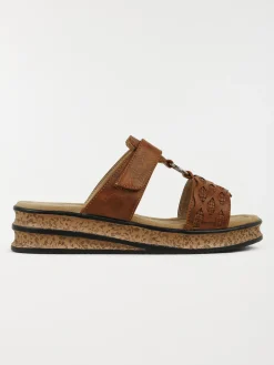 Mule confort marron femme (36-41)