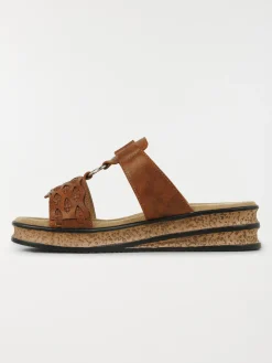 Mule confort marron femme (36-41)