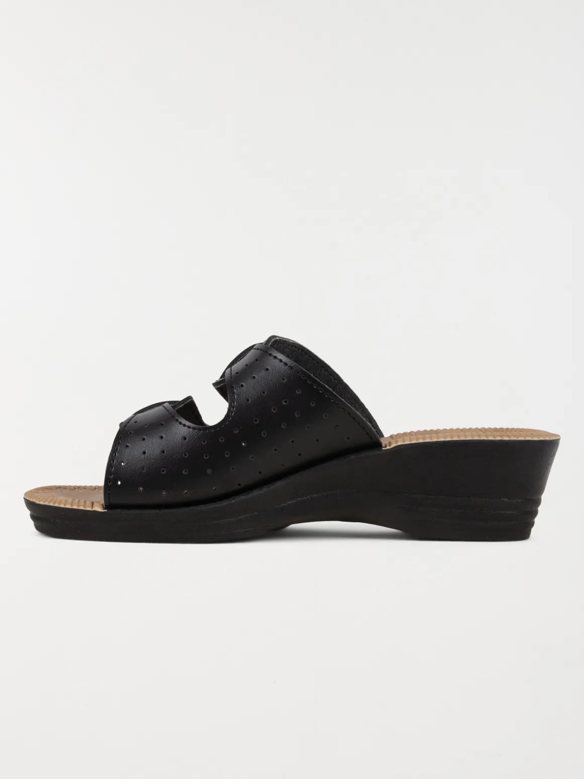 Mule confort noire femme (36-41)