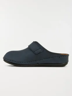 Mule fermée confort femme marine (36-41)