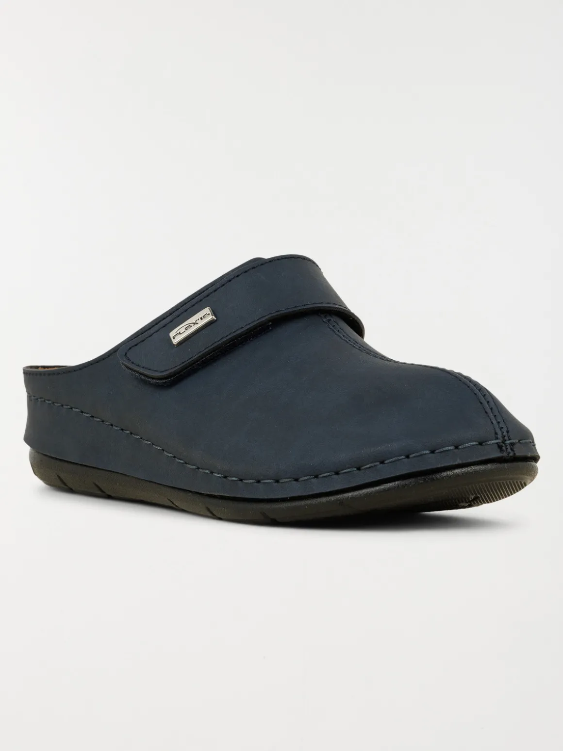 Mule fermée confort femme marine (36-41)