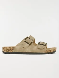 Mule homme beige (40-46)