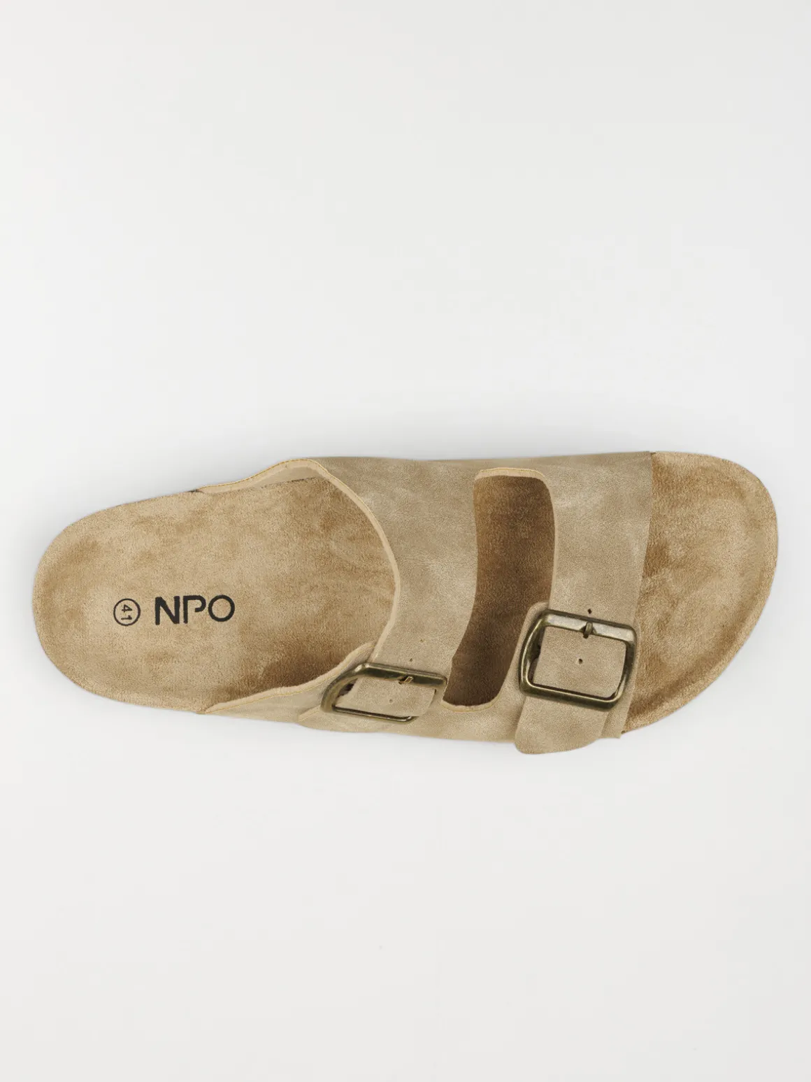 Mule homme beige (40-46)