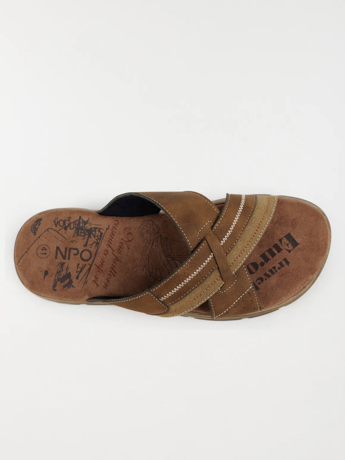 Mule homme brides croisées (41-46)