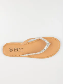 Mule plate bride tressée femme (36-41)