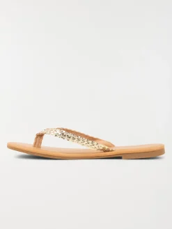 Mule plate femme bride tressée (36-41)