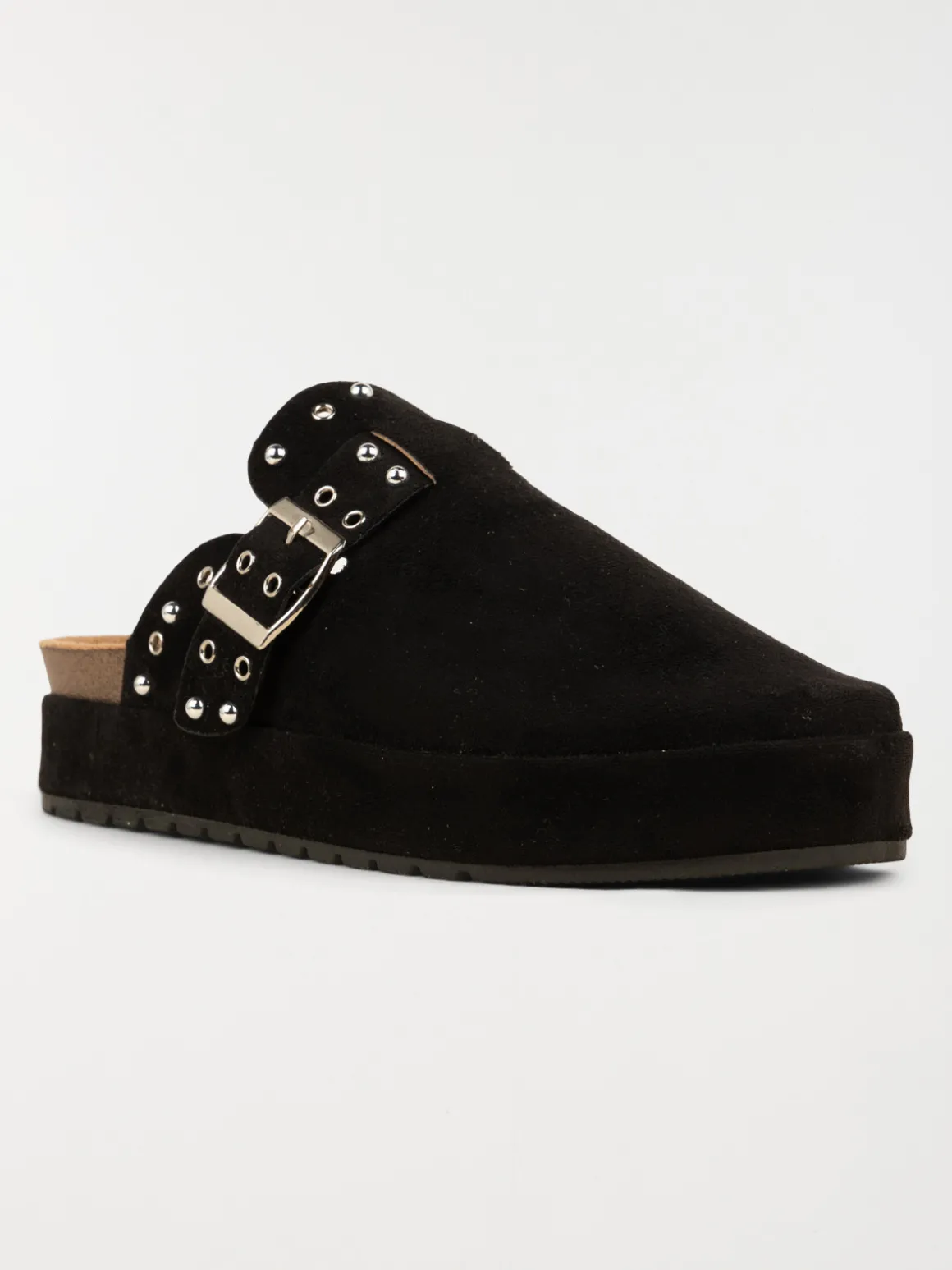 Mule plateforme femme noire (36-41)