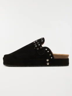 Mule plateforme femme noire (36-41)