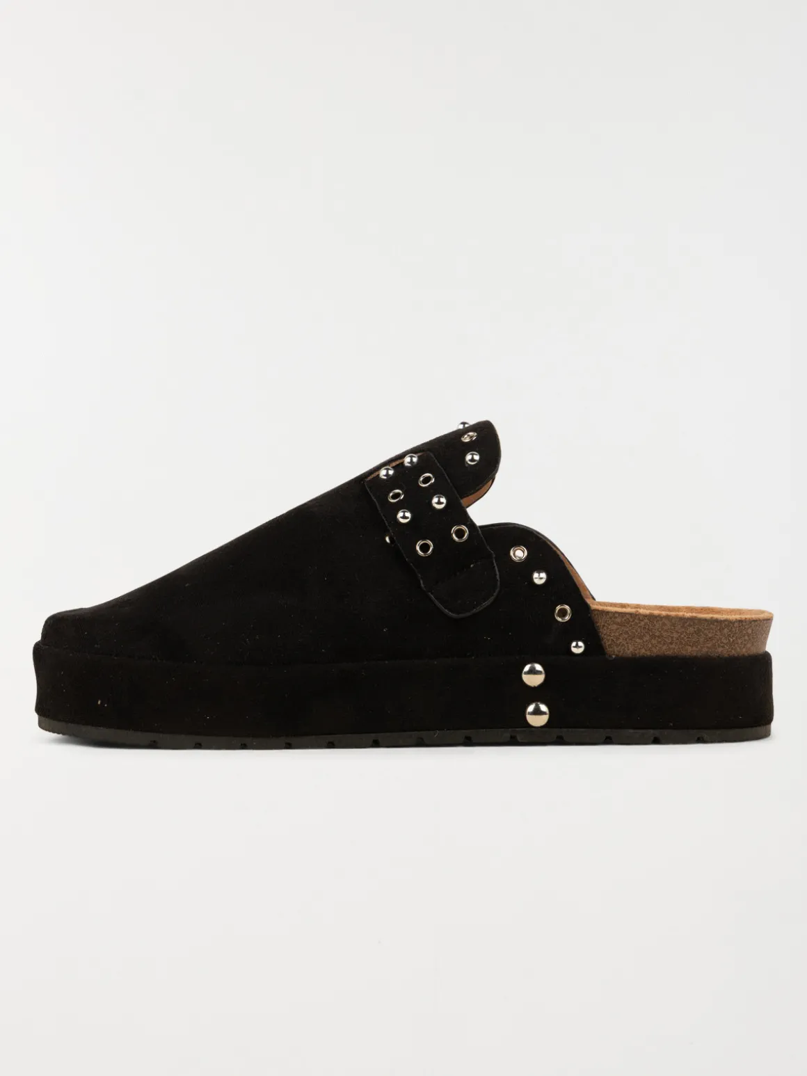 Mule plateforme femme noire (36-41)