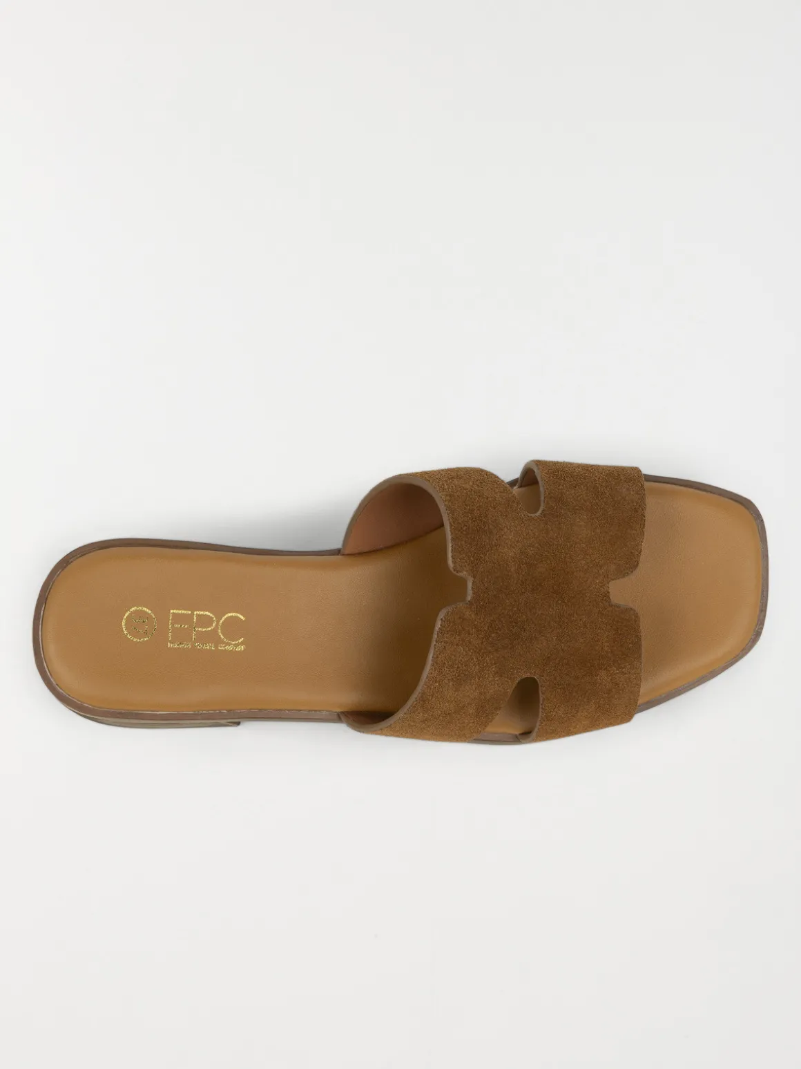 Mules à talon femme tan (36-41)