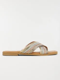 Mules brides croisées femme (36-41)