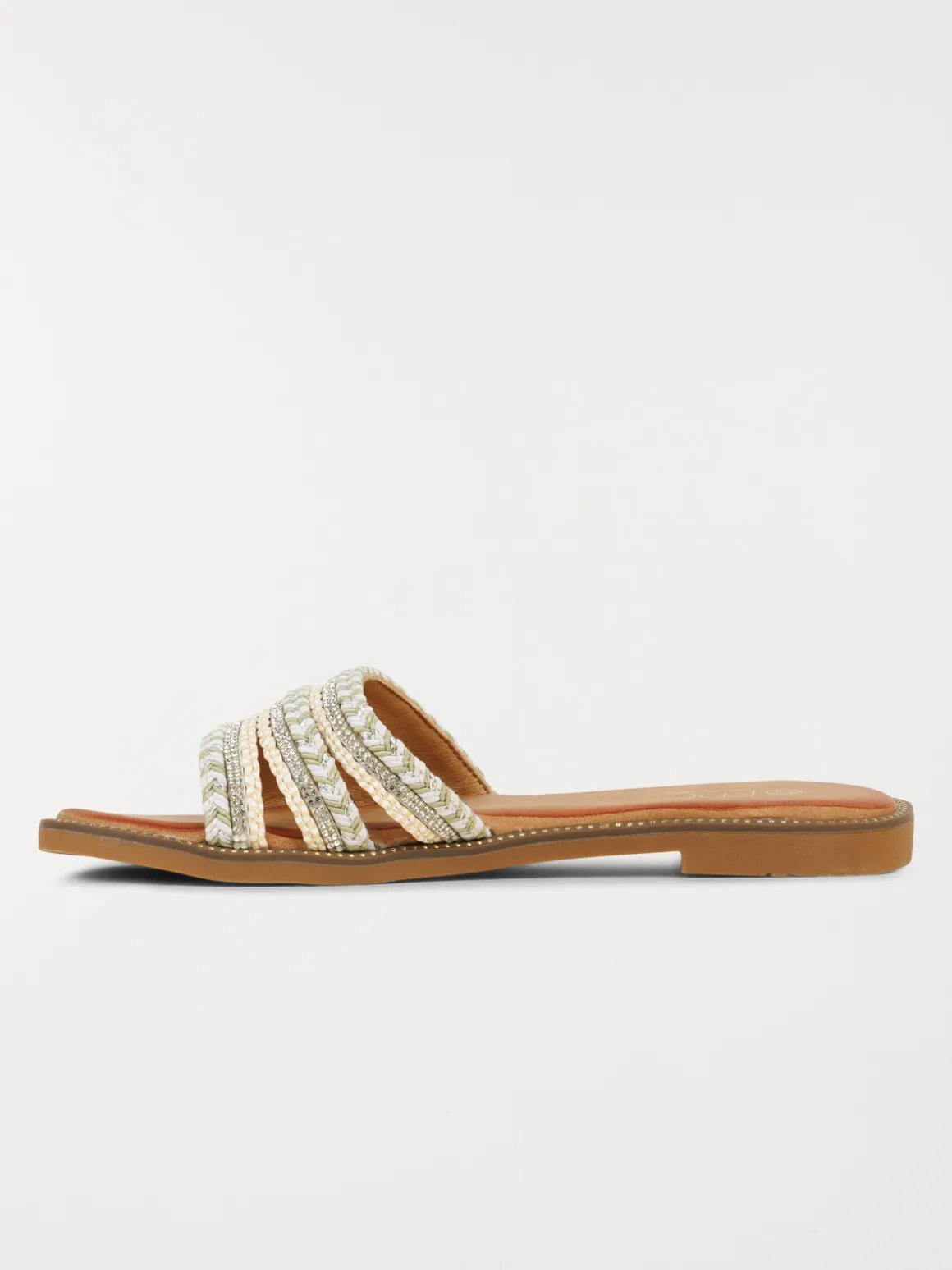 Mules brides tressées femme (36-41)