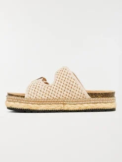 Mules coloris beige femme (37-42)