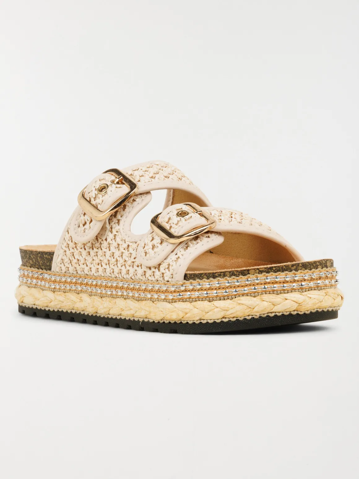 Mules coloris beige femme (37-42)