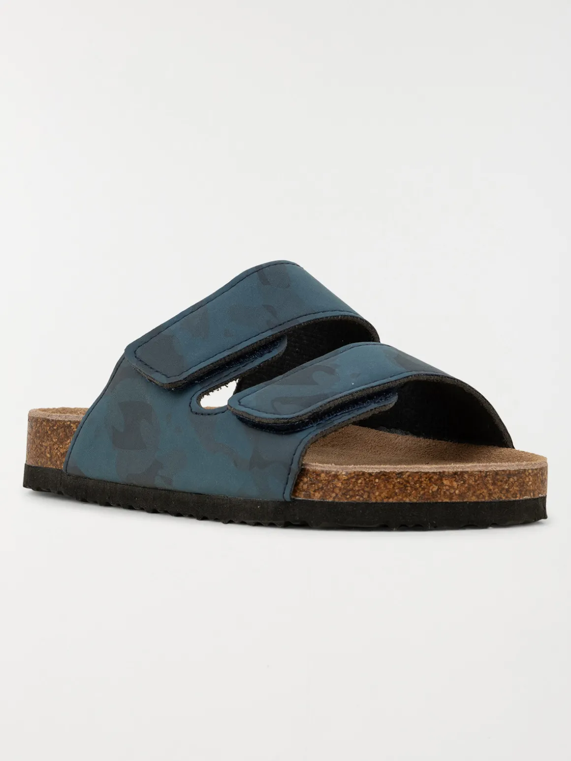 Mules coloris navy garçon (31-39)