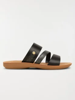 Mules coloris noir femme (36-41)