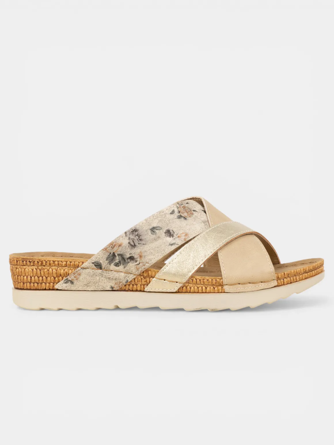 Mules coloris taupe femme (36-41)