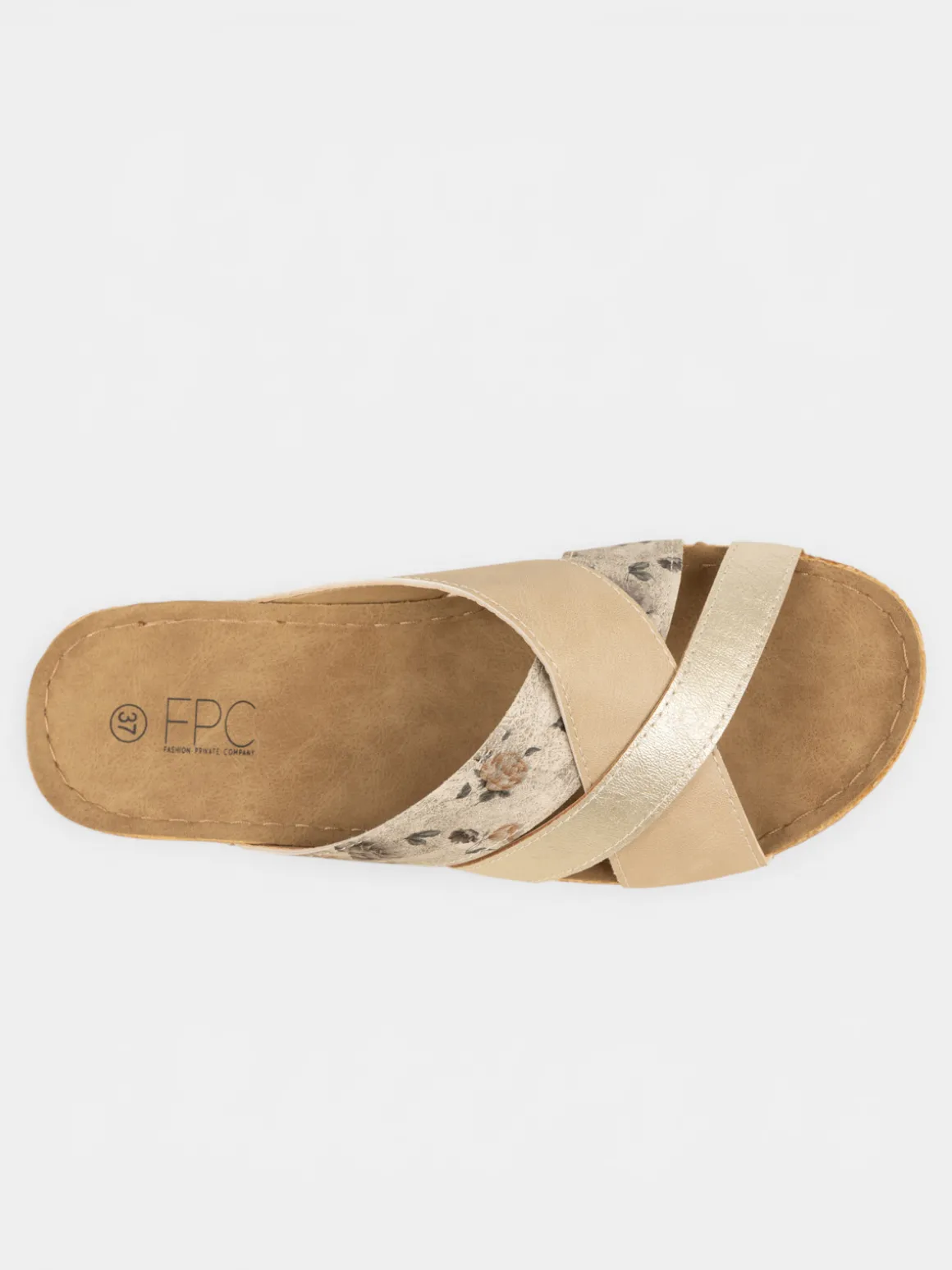 Mules coloris taupe femme (36-41)