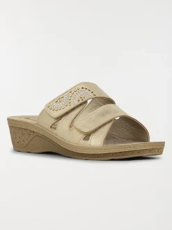 Mules confort à scratchs femme (36-41)