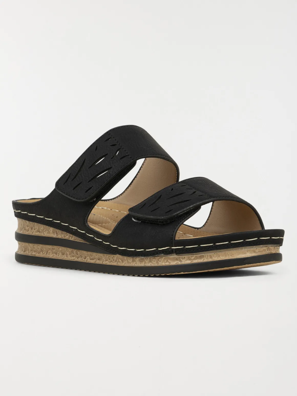 Mules confort à scratchs femme (36-41)