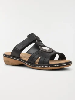 Mules confort femme noir (37-42)