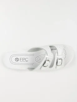 Mules conforts blanches femme (36-41)