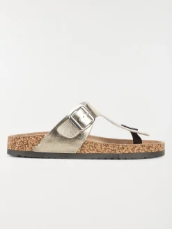 Mules entredoigts gold femme (36-41)