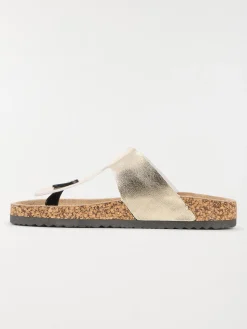 Mules entredoigts gold femme (36-41)