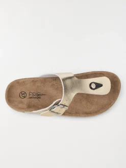 Mules entredoigts gold femme (36-41)