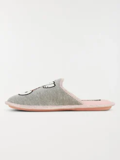 Mules grises Snoopy femme (36-41)