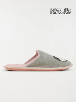 Mules grises Snoopy femme (36-41)