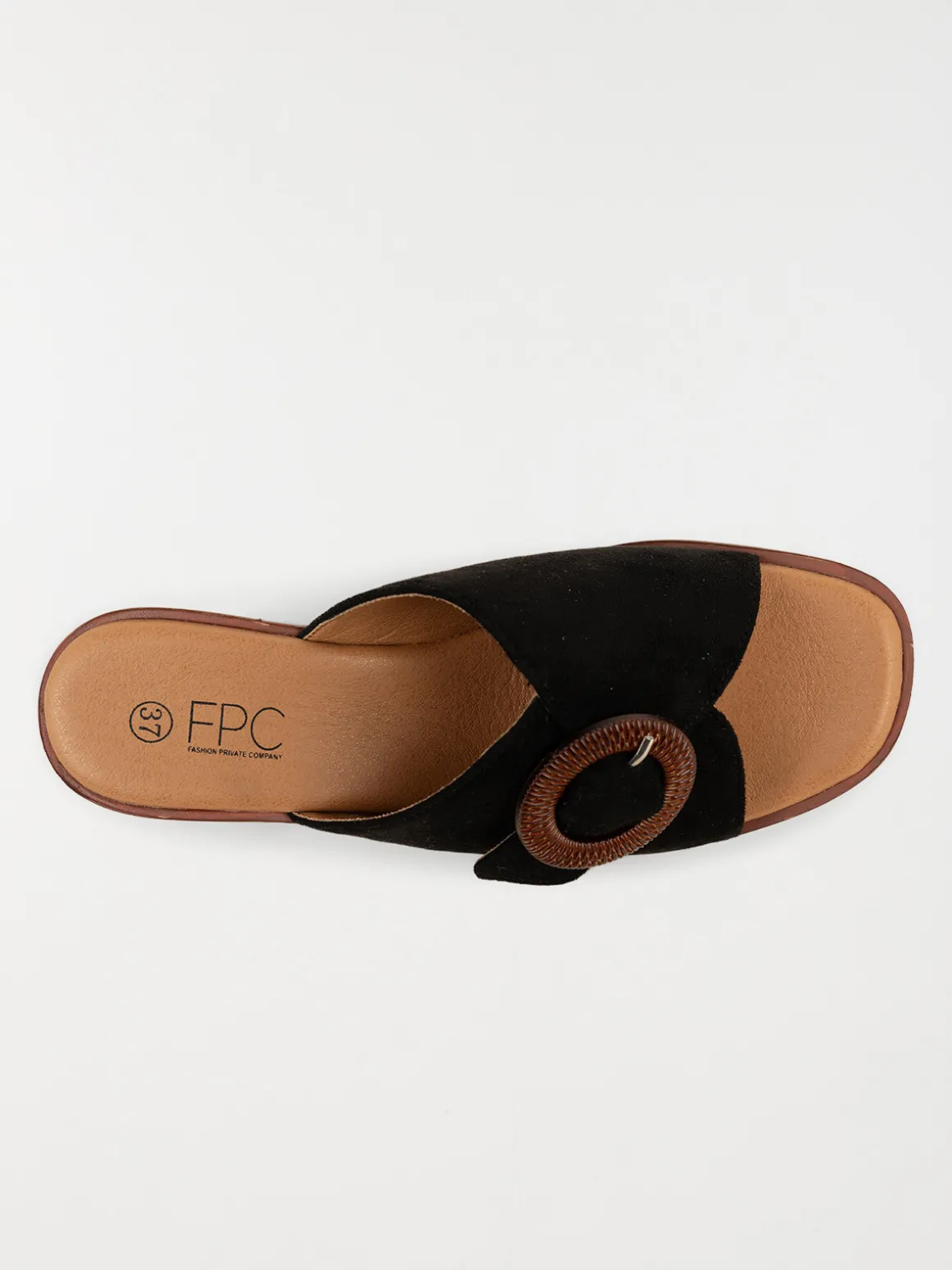 Mules noires à talon haut femme (36-41)