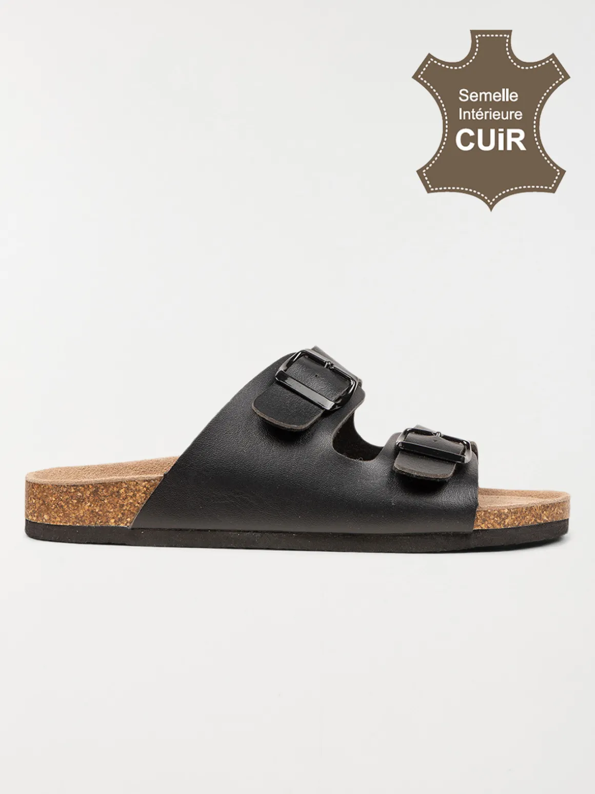 Mules noires femme (37-42)