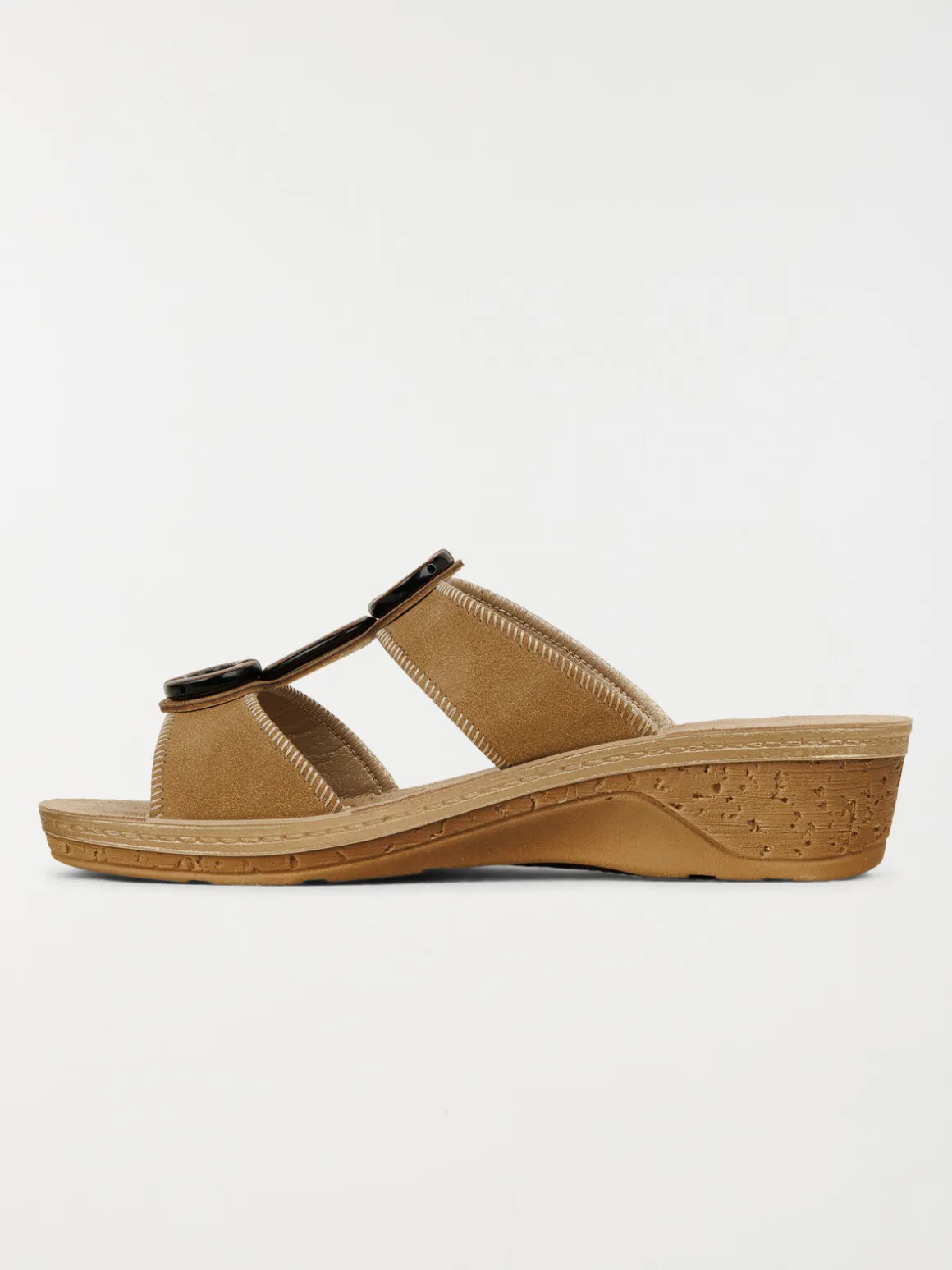 Mules perles bois femme confort (36-41)