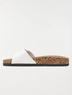 Mules plates blanches femme (36-41)