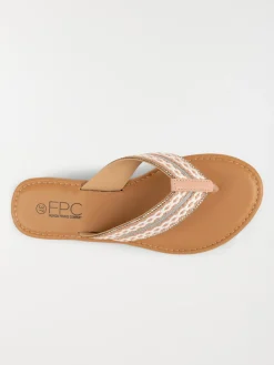 Mules plates entredoigts femme (36-41)