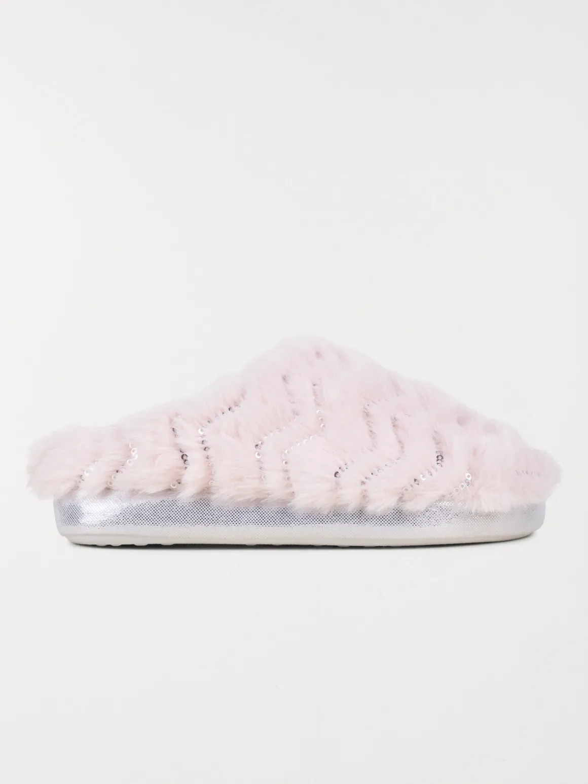 Mules roses et sequins fille (31-35)