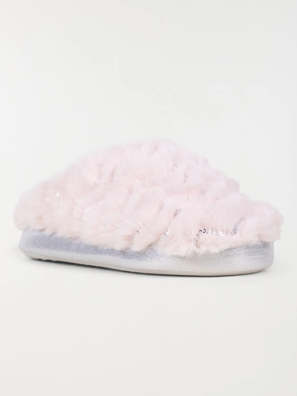 Mules roses et sequins fille (31-35)