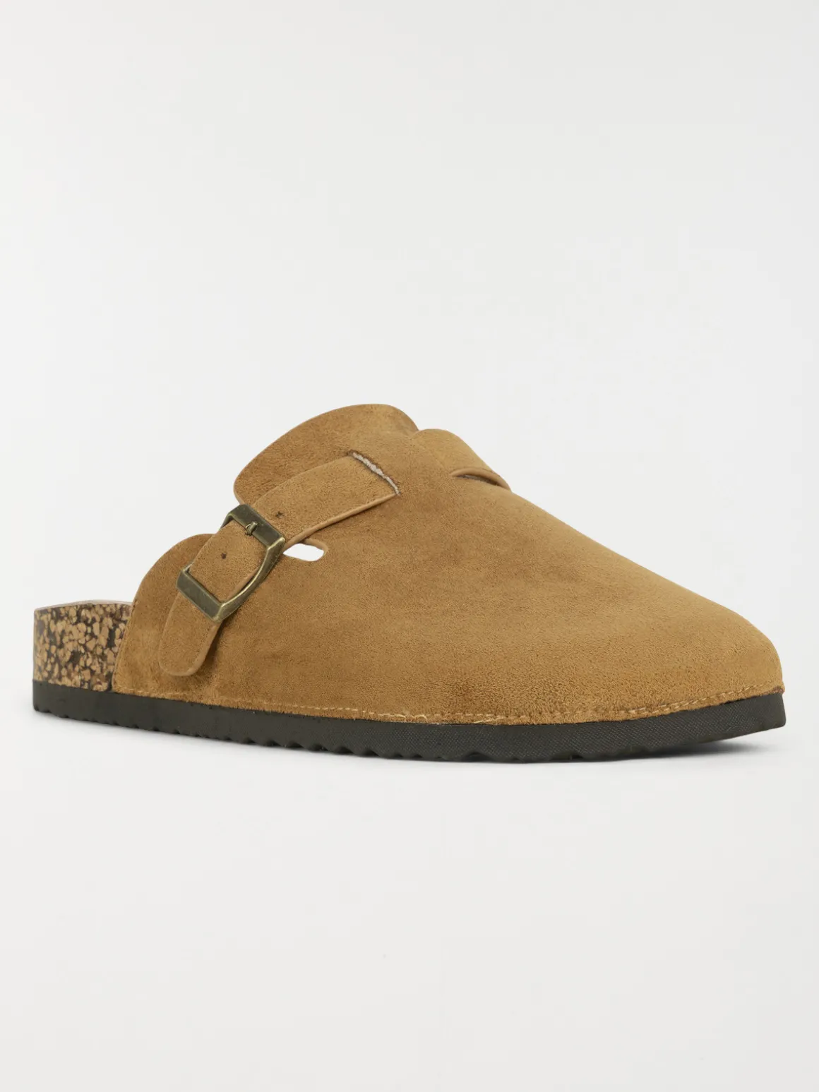 Mules sabots plates femme camel (36-41)