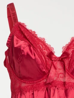 Nuisette dentelle grande taille femme