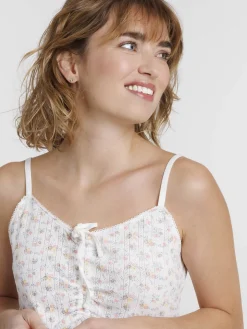 Nuisette fleurie femme