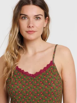 Nuisette fleurie femme