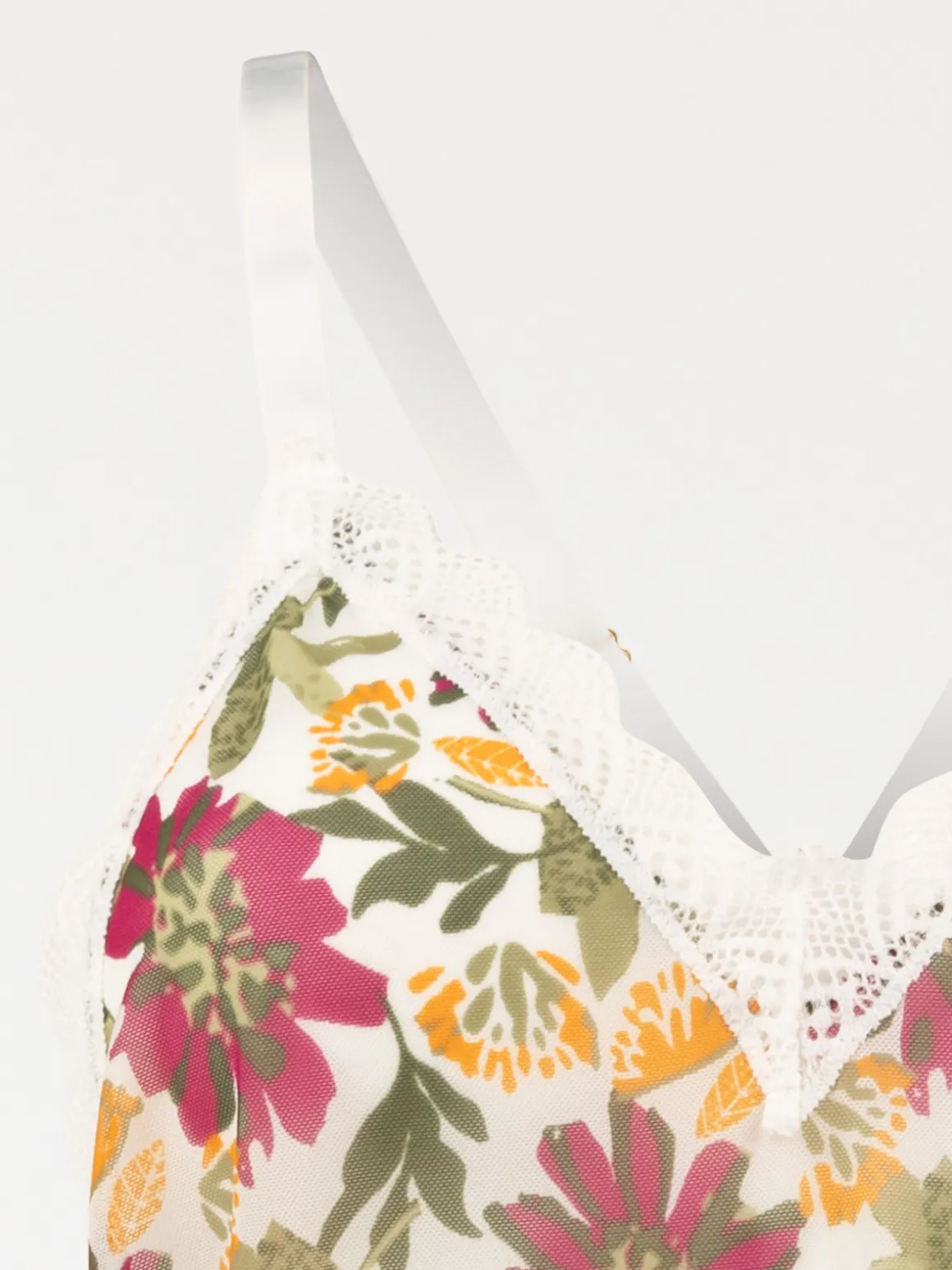 Nuisette imprimée florale femme