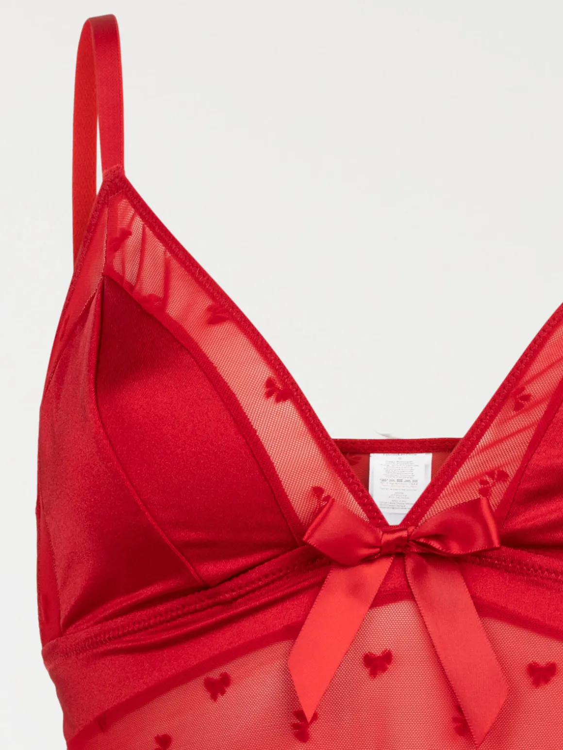 Nuisette rouge séduction femme (S-XL)