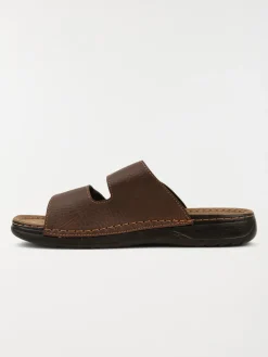 Nu-pied 2 brides marron homme (41-46)