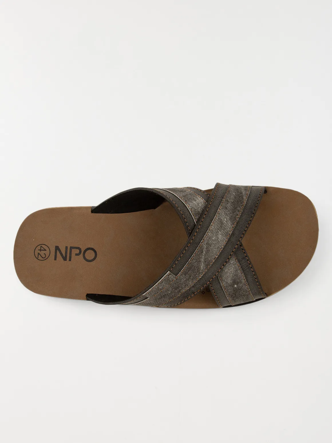 Nu-pied brides croisées homme (40-45)