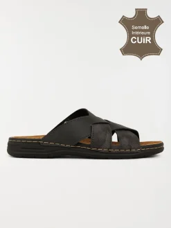 Nu-pied brides croisées homme (40-46)